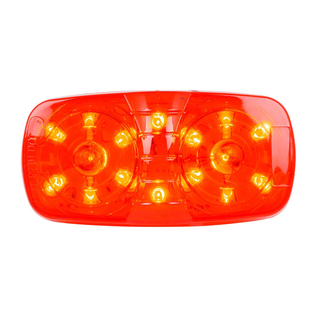 85241SP Tiger Eye Red/Red 16-LED Marker Light - General Diesel Repair & Chrome