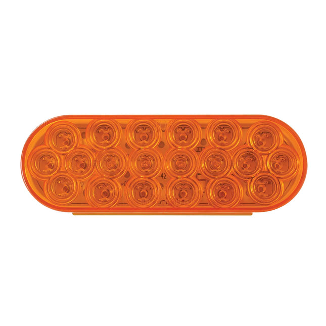 87720SP Oval Fleet Amber 20-LED Light, Amber Lens - General Diesel Repair & Chrome