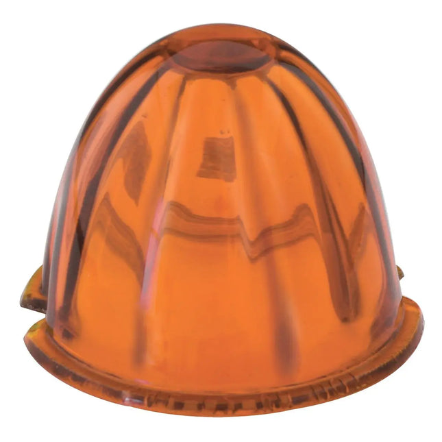 92509 DARK AMBER 3.5″ WATERMELON STYLE GLASS LENS - General Diesel Repair & Chrome