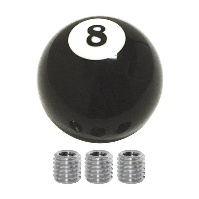 93491 ORIGINAL "8" BALL GEAR SHIFT KNOB W/ADAPTOR KIT - General Diesel Repair & Chrome
