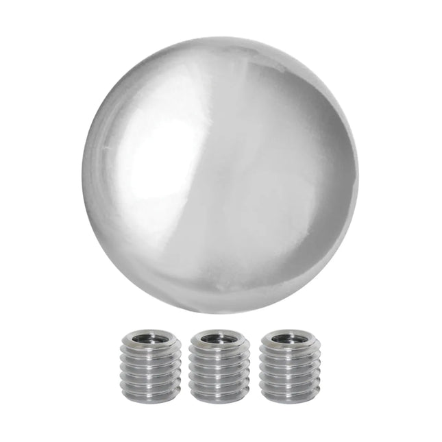 93495 2-1/4" CR. ALUM. GEAR SHIFT KNOB W/ADAPTOR KIT - General Diesel Repair & Chrome