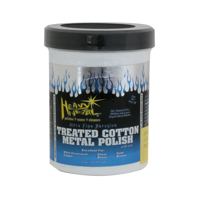 4 oz. Heavy Metal white Cotton Polish - General Diesel Repair & Chrome