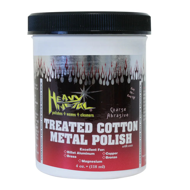 4 Oz. Heavy Metal Red Cotton Polish - General Diesel Repair & Chrome