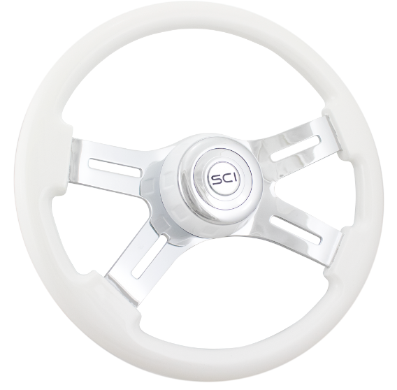 544-3085-77502 16" Classic White - General Diesel Repair & Chrome