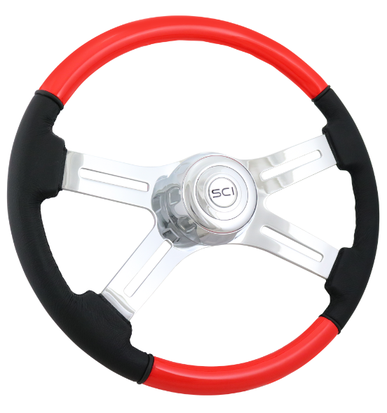 542-3003-77502 Classic Combo "Viper Red" - 18" - General Diesel Repair & Chrome