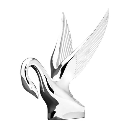 48007 Cr. Classic Swan Hood Ornament (Chrome)