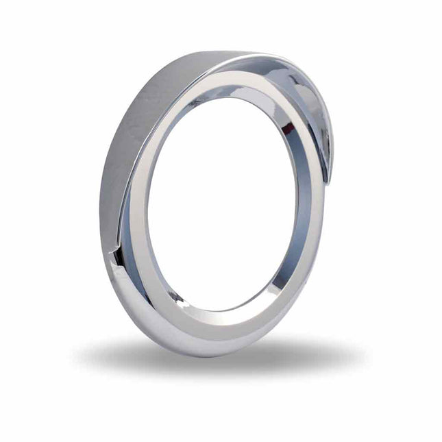 TBEZ-4CH5 Bezel - 4" Chrome Plastic - Visor - Twist-On - General Diesel Repair & Chrome