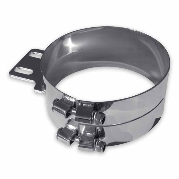 6″ Wide Band Clamp – Straight Mounting Plate TCLA-61 - General Diesel Repair & Chrome