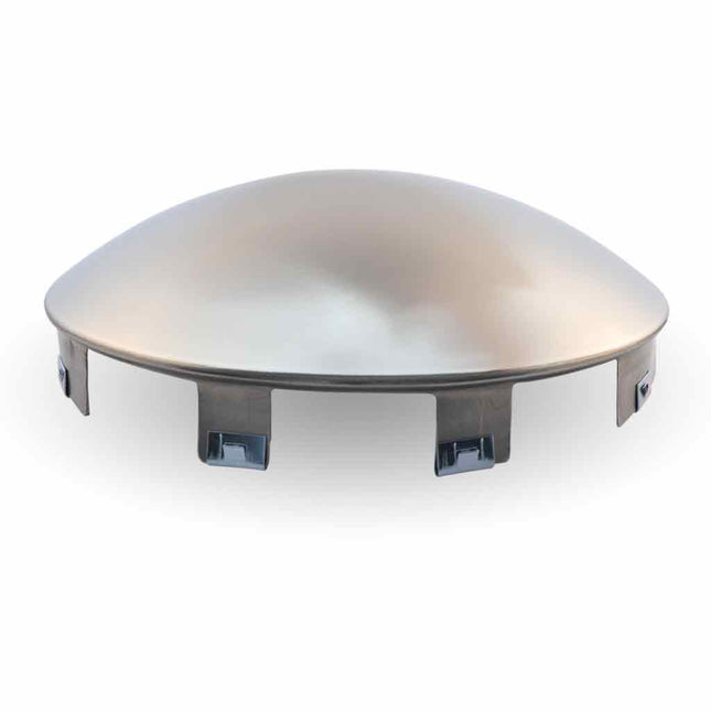 4 Notch Dome Front Hubcap – Stainless Steel THUB-4NSS - General Diesel Repair & Chrome