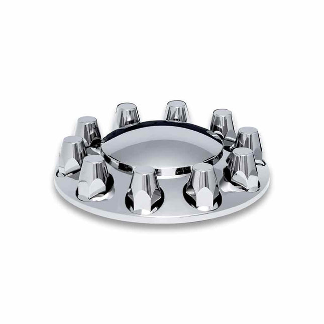 THUB-FRP33 Chrome Plastic Front Hub Cover with 33mm Threaded Nut Covers - General Diesel Repair & Chrome