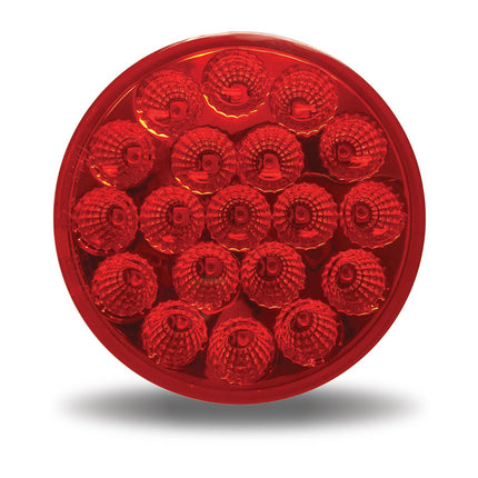 4″ Red Stop, Turn & Tail Round LED Light – 19 Diodes TLED-419R - General Diesel Repair & Chrome