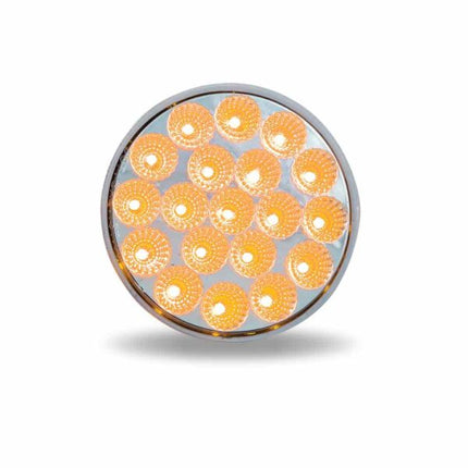 4″ Amber Marker to Blue Auxiliary Round LED Light – 19 Diodes TLED-4XAB