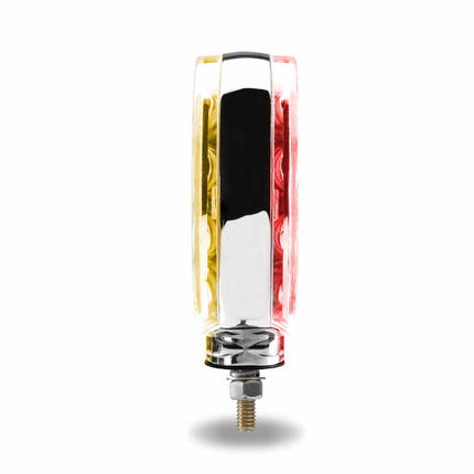 Clear Amber/Red Turn & Marker Double Face Round Reflector LED Light – 38 Diodes TLED-DFCC3 - General Diesel Repair & Chrome