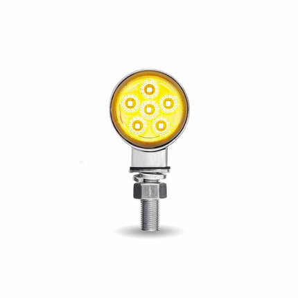 Amber/Red Clearance Marker to Green Auxiliary 1.8″ Mini Double Face Round Light with Reflector LEDs – 12 Diodes TLED-DL1XG - General Diesel Repair & Chrome