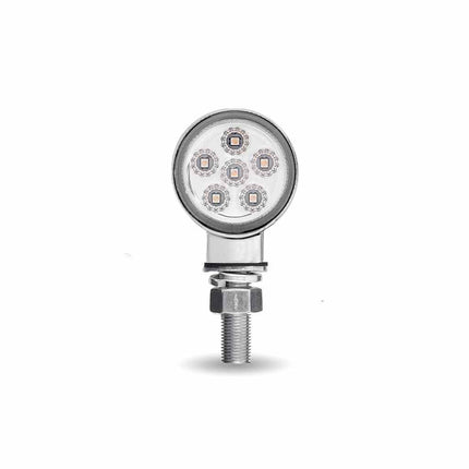 Amber/Red Clearance Marker to Green Auxiliary 1.8″ Mini Double Face Round Light with Reflector LEDs – 12 Diodes TLED-DL1XG - General Diesel Repair & Chrome