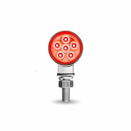 Amber/Red Clearance Marker to Green Auxiliary 1.8″ Mini Double Face Round Light with Reflector LEDs – 12 Diodes TLED-DL1XG - General Diesel Repair & Chrome