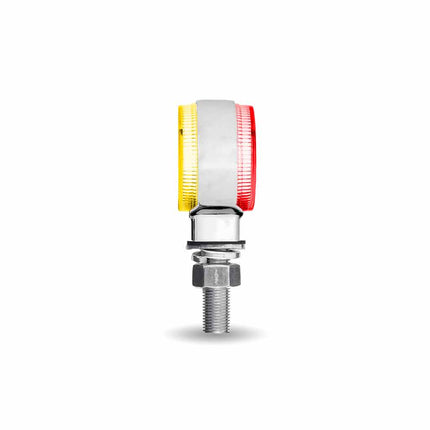 Amber/Red Clearance Marker to Green Auxiliary 1.8″ Mini Double Face Round Light with Reflector LEDs – 12 Diodes TLED-DL1XG - General Diesel Repair & Chrome