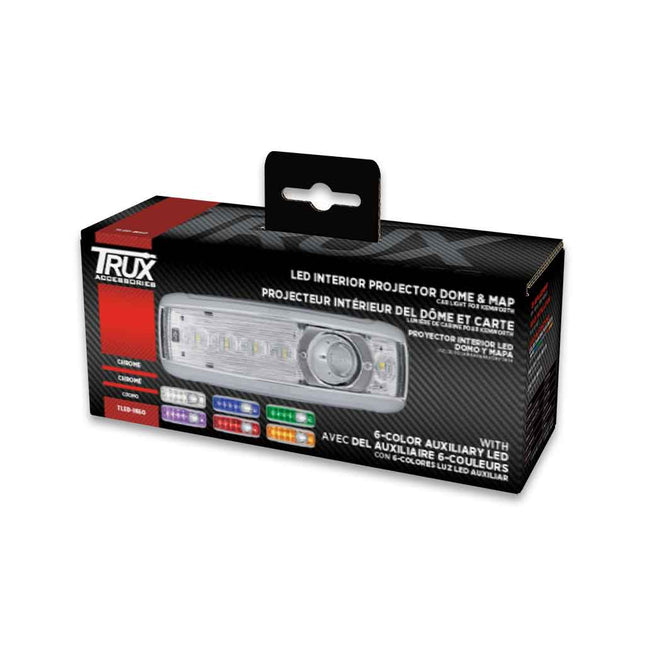 LED Interior Projector Dome & Map 7-Color Cab Light for Kenworth – Chrome TLED-IK60 - General Diesel Repair & Chrome