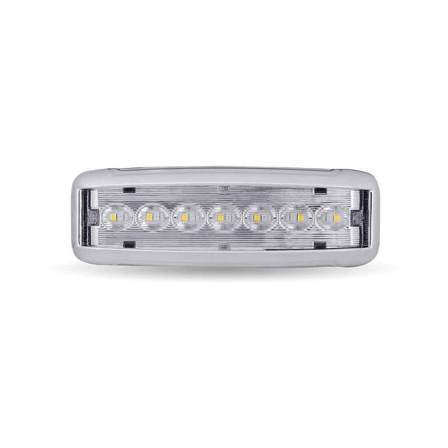 LED Interior Projector Dome 7-Color Cab & Sleeper Light for Kenworth & Peterbilt – Chrome