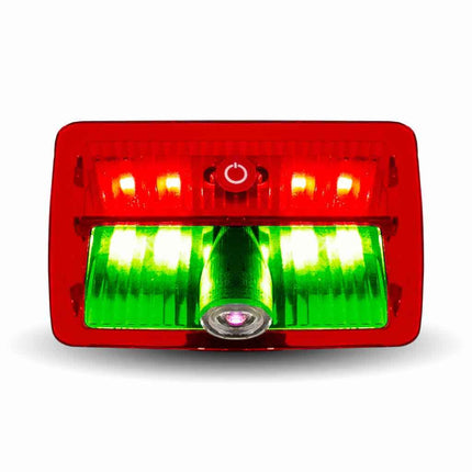 Rectangle USA Flag Projector LED Door Light for Peterbilt & Kenworth – Passenger Side TLED-PL11P - General Diesel Repair & Chrome