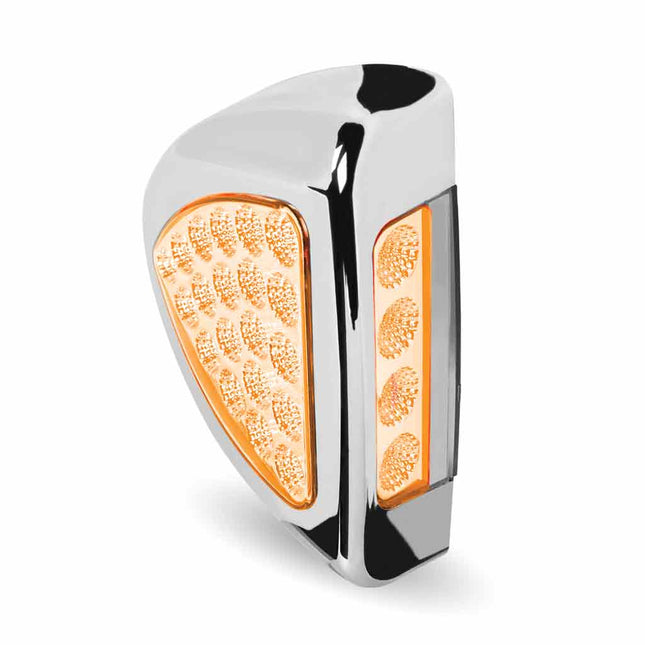 Clear Amber Turn & Marker Peterbilt Headlight Turn Signal LED Light – 24 Diodes TLED-PSHC
