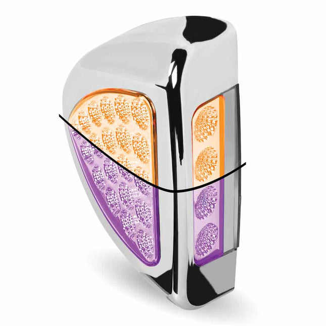 Amber Turn & Marker to Purple Auxiliary Peterbilt Headlight Turn Signal LED Light – 24 Diodes TLED-PSHXP - General Diesel Repair & Chrome