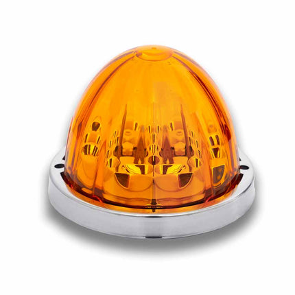 Amber Clearance & Marker Star-Burst Watermelon LED Light – 19 Diodes TLED-WTA - General Diesel Repair & Chrome