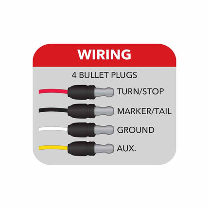 Red Stop, Turn & Tail to Green Auxiliary Star-Burst Watermelon LED Light – 19 Diodes TLED-WTRG - General Diesel Repair & Chrome