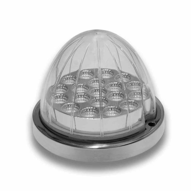 Red Clearance & Marker to White Auxiliary Watermelon LED Light – 19 Diodes TLED-WXRW