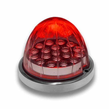 Red Clearance & Marker to White Auxiliary Watermelon LED Light – 19 Diodes TLED-WXRW - General Diesel Repair & Chrome