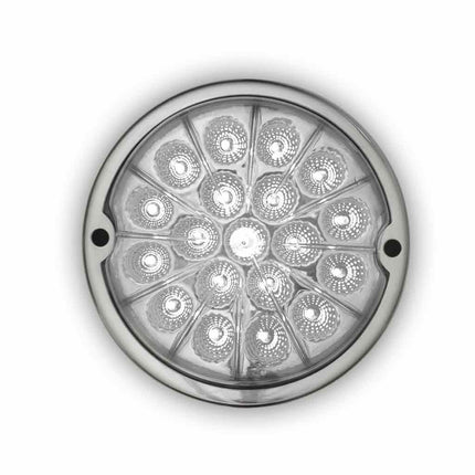Red Clearance & Marker to White Auxiliary Watermelon LED Light – 19 Diodes TLED-WXRW - General Diesel Repair & Chrome