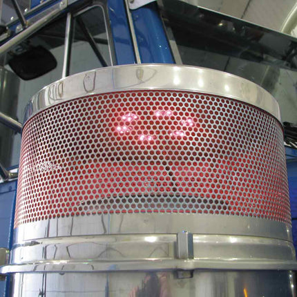 TLED-X1R 8" Star Red LED for 15ö Donaldson & Vortox Air Breather (24 Diodes) - General Diesel Repair & Chrome