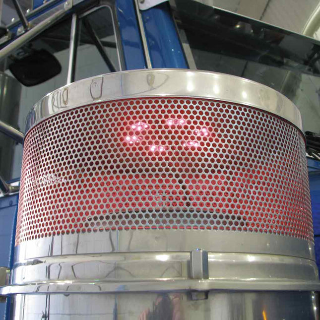 TLED-X1R 8" Star Red LED for 15ö Donaldson & Vortox Air Breather (24 Diodes) - General Diesel Repair & Chrome