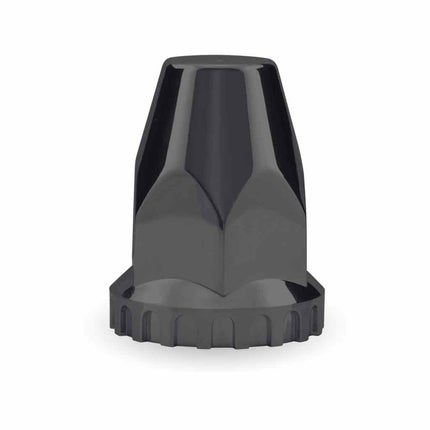 33mm Black Threaded Nut Cover with Flange – Chrome ABS Plastic TNUT-F2TB - General Diesel Repair & Chrome