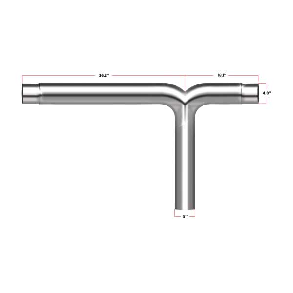 Y Pipe – 5″ Wide TSK-5Y - General Diesel Repair & Chrome