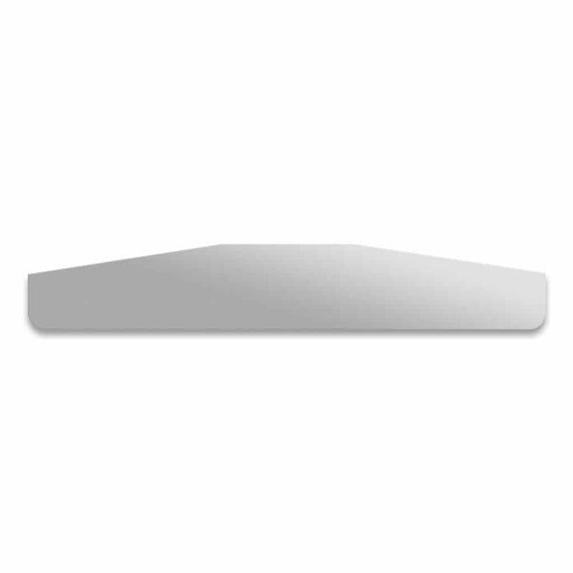 24″ Angled Bottom Mud Flap Weight with Backing Plate – Welded | Stainless Steel TU-9241 - General Diesel Repair & Chrome