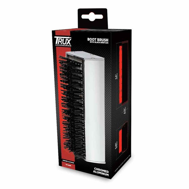 Chromed Boot Brush (No LEDs) - Black Bristles TU-1400 - General Diesel Repair & Chrome