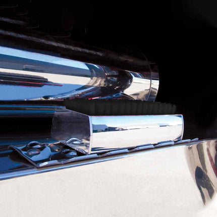 Chromed Boot Brush (No LEDs) - Black Bristles TU-1400 - General Diesel Repair & Chrome